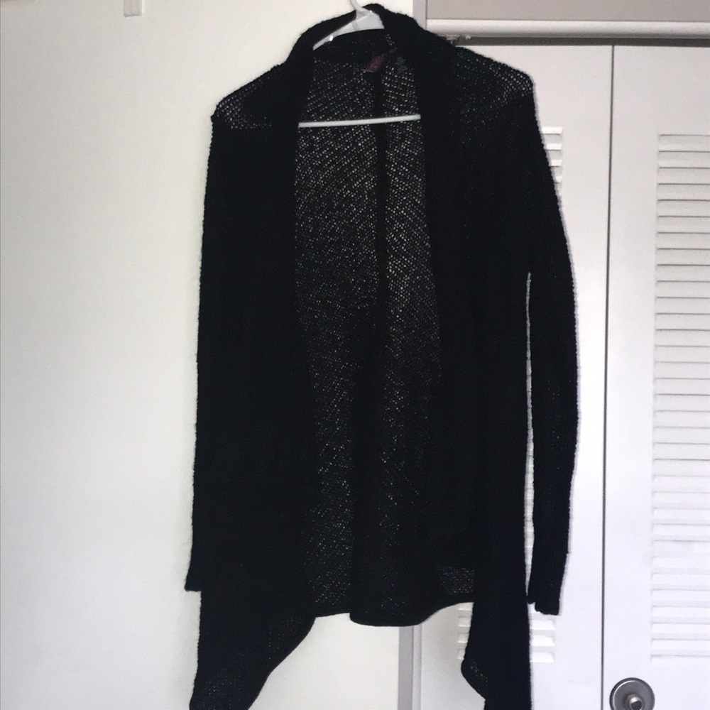 Black cardigan